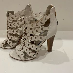 Ellie Tahari caged heels